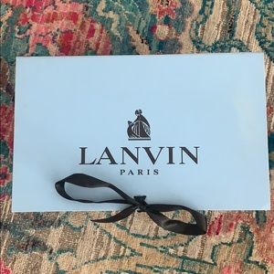 Lanvin Classic Ballet Flat Black Patent SZ 40